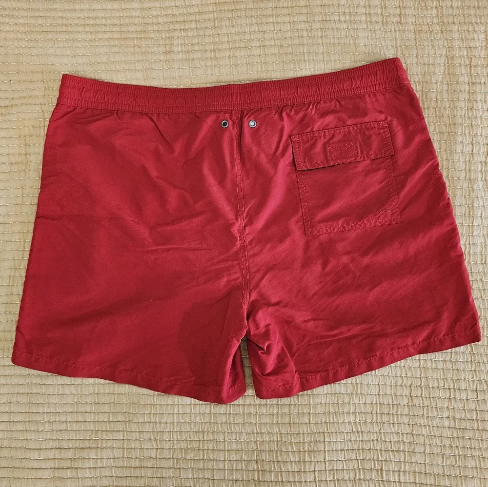 Polo Ralph Lauren Red‎ Men's Swim Trunk XXL Preppy Resortwear Beach Classic